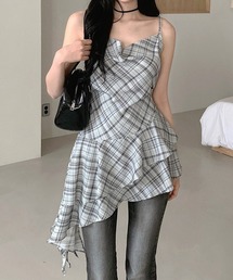 ルネ♡スカラップスリーブ　ワンピース スカラップカラーワンピース[品番：MKSW0041598]｜merry jenny