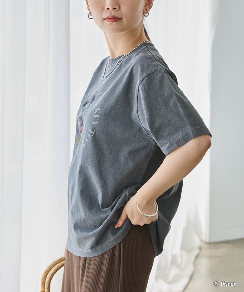 LAVEANGE(ラビアンジェ)の「ミッキー/プリントTシャツ(Tシャツ/カットソー・レディース・ホワイト/レッド/ブラック・4L/3L/LL/M/5L)」の14枚目の写真