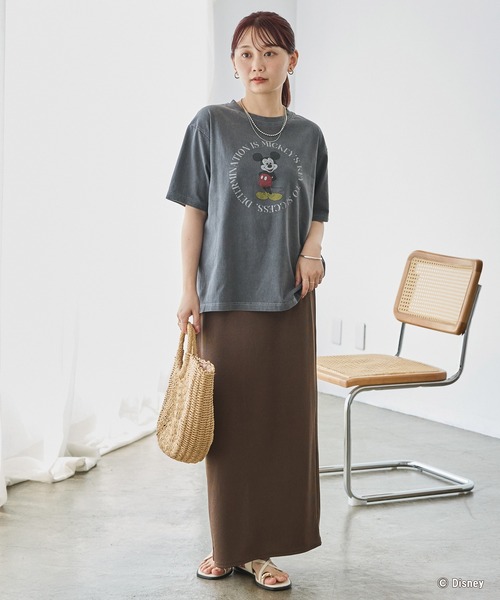 LAVEANGE(ラビアンジェ)の「ミッキー/プリントTシャツ(Tシャツ/カットソー・レディース・ホワイト/レッド/ブラック・4L/3L/LL/M/5L)」の16枚目の写真