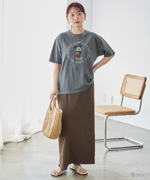 LAVEANGE(ラビアンジェ)の「ミッキー/プリントTシャツ(Tシャツ/カットソー・レディース・ホワイト/レッド/ブラック・4L/3L/LL/M/5L)」の17枚目の写真