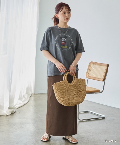 LAVEANGE(ラビアンジェ)の「ミッキー/プリントTシャツ(Tシャツ/カットソー・レディース・ホワイト/レッド/ブラック・4L/3L/LL/M/5L)」の18枚目の写真