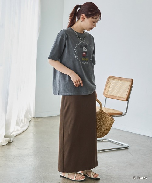 LAVEANGE(ラビアンジェ)の「ミッキー/プリントTシャツ(Tシャツ/カットソー・レディース・ホワイト/レッド/ブラック・4L/3L/LL/M/5L)」の19枚目の写真
