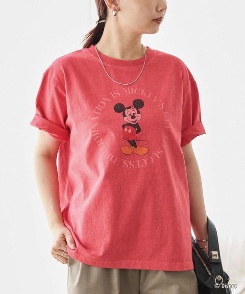 LAVEANGE(ラビアンジェ)の「ミッキー/プリントTシャツ(Tシャツ/カットソー・レディース・ホワイト/レッド/ブラック・4L/3L/LL/M/5L)」の22枚目の写真