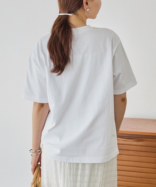 LAVEANGE(ラビアンジェ)の「ミッキー/プリントTシャツ(Tシャツ/カットソー・レディース・ホワイト/レッド/ブラック・4L/3L/LL/M/5L)」の6枚目の写真