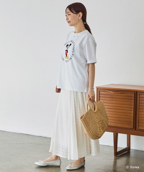 LAVEANGE(ラビアンジェ)の「ミッキー/プリントTシャツ(Tシャツ/カットソー・レディース・ホワイト/レッド/ブラック・4L/3L/LL/M/5L)」の10枚目の写真
