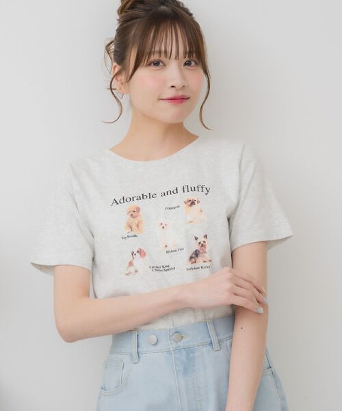 セール】dogプリントTEE（Tシャツ/カットソー）｜ems excite