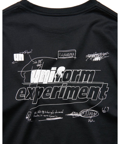uniform experiment(ユニフォームエクスペリメント)の「IN-PROCESS PRINT L/S TEE(Tシャツ/カットソー・メンズ・ホワイト/ブラック・2/4/3/5/1)」の6枚目の写真