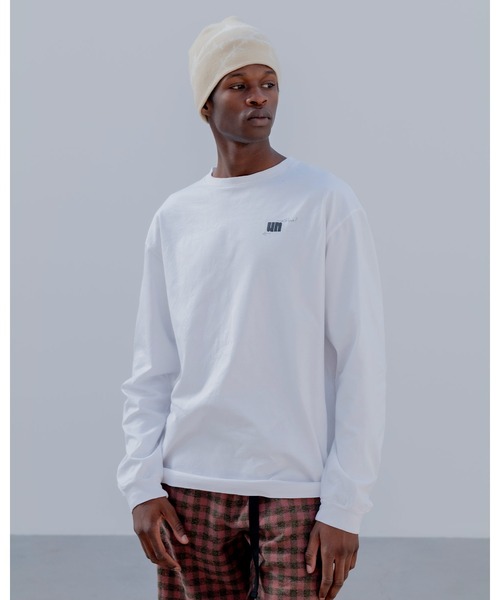 uniform experiment(ユニフォームエクスペリメント)の「IN-PROCESS PRINT L/S TEE(Tシャツ/カットソー・メンズ・ホワイト/ブラック・2/4/3/5/1)」の4枚目の写真