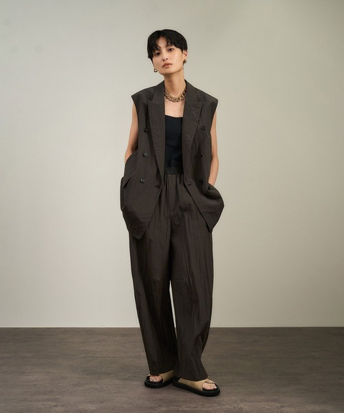 セール】ウールナイロンワッシャーパンツ（その他パンツ）｜SALON adam