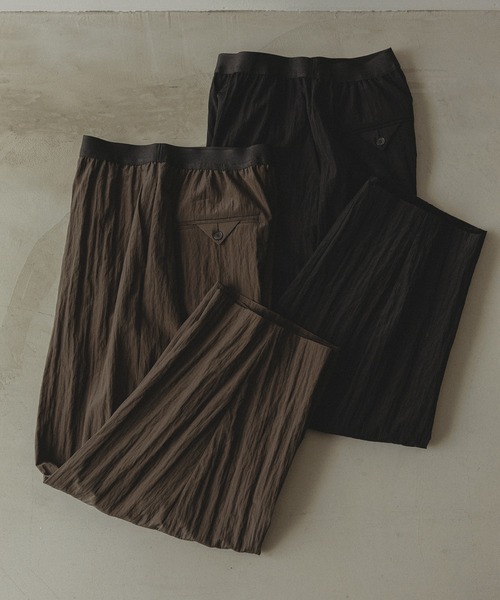 セール】ウールナイロンワッシャーパンツ（その他パンツ）｜SALON adam