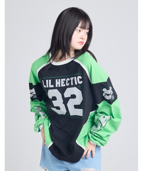 Little sunny bite（リトルサニーバイト）の「【little sunny bite】numbering long tee（Tシャツ/カットソー・レディース・ホワイト/ピンク/ブラック・SMALL/MEDIUM）」の7枚目の写真