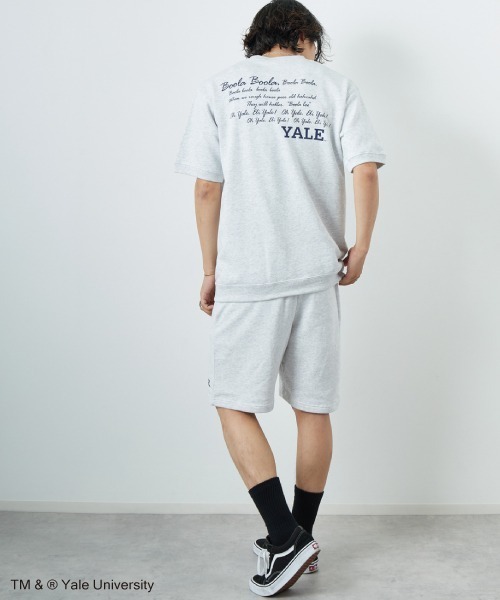 JEANS FACTORY （ジーンズファクトリー）の「[YALE/イェール] YALE カレッジロゴプリント スウェットショートパンツ（その他パンツ・メンズ・グレー/ネイビー・M/L）」の15枚目の写真