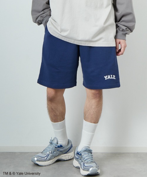 JEANS FACTORY （ジーンズファクトリー）の「[YALE/イェール] YALE カレッジロゴプリント スウェットショートパンツ（その他パンツ・メンズ・グレー/ネイビー・M/L）」の19枚目の写真