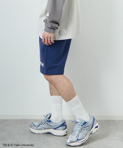 JEANS FACTORY （ジーンズファクトリー）の「[YALE/イェール] YALE カレッジロゴプリント スウェットショートパンツ（その他パンツ・メンズ・グレー/ネイビー・M/L）」の20枚目の写真