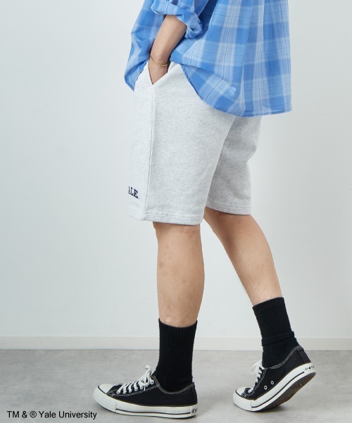 JEANS FACTORY （ジーンズファクトリー）の「[YALE/イェール] YALE カレッジロゴプリント スウェットショートパンツ（その他パンツ・メンズ・グレー/ネイビー・M/L）」の8枚目の写真