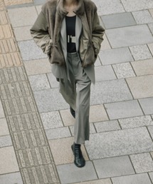 CEPIE.（セピエ）の「CEPIE./クロップドストレートパンツ（スラックス）」