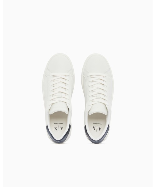 ARMANI EXCHANGE(アルマーニエクスチェンジ)の「【A|X アルマーニ エクスチェンジ】<オンライン限定>AXロゴ レースアップスニーカー(スニーカー・メンズ・ホワイト/ブラック・8.5/7.5/7/6.5/6/9.5/9/8/5.5)」の21枚目の写真