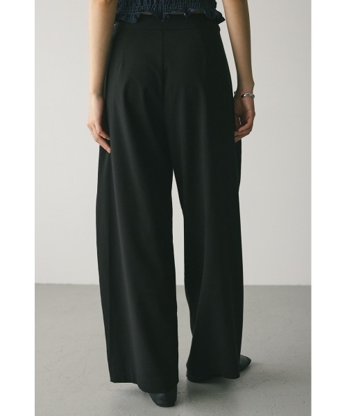 STYLEMIXER（スタイルミキサー）の「【大人気】ウエストデザインサイドラップパンツ（スラックス・レディース・ブラック/グレー/サックスブルー/ライトベージュ・SMALL/MEDIUM）」の9枚目の写真