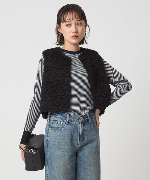 gicipi（ジチピ）の「＜gicipi＞FRAGORA ロングスリーブ Tシャツ（Tシャツ/カットソー・レディース・グレー/ブラック/ブラウン/その他1・1）」の4枚目の写真