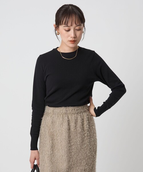 gicipi（ジチピ）の「＜gicipi＞FRAGORA ロングスリーブ Tシャツ（Tシャツ/カットソー・レディース・グレー/ブラック/ブラウン/その他1・1）」の5枚目の写真