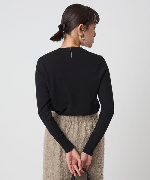 gicipi（ジチピ）の「＜gicipi＞FRAGORA ロングスリーブ Tシャツ（Tシャツ/カットソー・レディース・グレー/ブラック/ブラウン/その他1・1）」の6枚目の写真