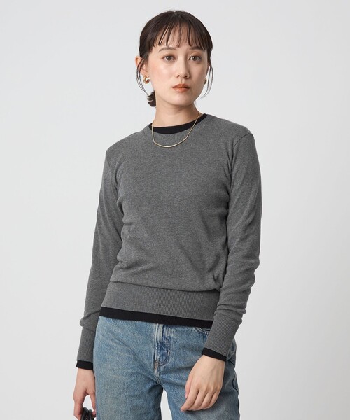 gicipi（ジチピ）の「＜gicipi＞FRAGORA ロングスリーブ Tシャツ（Tシャツ/カットソー・レディース・グレー/ブラック/ブラウン/その他1・1）」の8枚目の写真