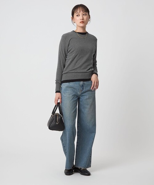 gicipi（ジチピ）の「＜gicipi＞FRAGORA ロングスリーブ Tシャツ（Tシャツ/カットソー・レディース・グレー/ブラック/ブラウン/その他1・1）」の9枚目の写真