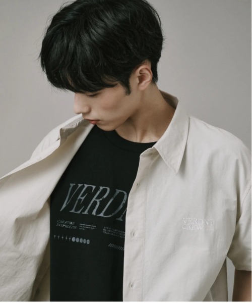 Vini(ヴィニ)の「Flash Logo 半袖Tシャツ(Tシャツ/カットソー・メンズ・ブラック/ダークグリーン・LARGE/MEDIUM)」の13枚目の写真