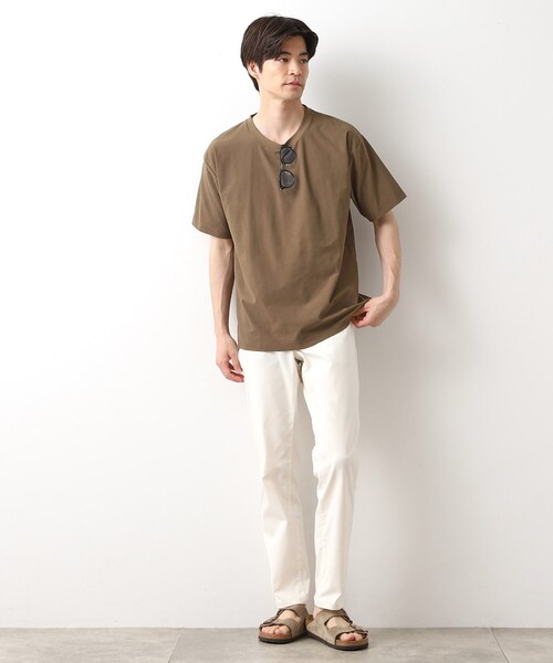 THE SHOP TK (ザ ショップ ティーケー )の「【ひんやり快適ビジネス兼用パンツ】7DAYSパンツ ストレッチ+ 接触冷感/洗濯機OK(その他パンツ・メンズ・グレー/ネイビー/ブラック/オフホワイト・04/01/03/02)」の8枚目の写真