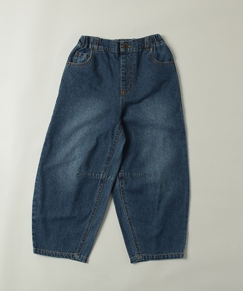GLAZOS(グラソス)の「【SKIT0LY】デニム・ワイドカーブパンツ(デニムパンツ・キッズ・ライトブルー/ダークブルー・140cm/130cm/120cm/110cm/100cm)」の8枚目の写真