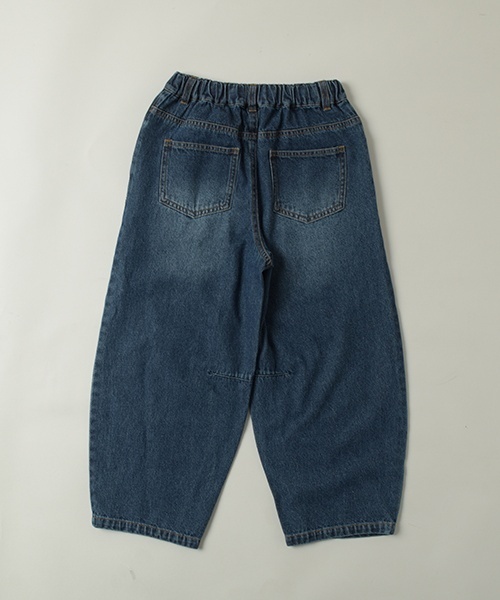 GLAZOS(グラソス)の「【SKIT0LY】デニム・ワイドカーブパンツ(デニムパンツ・キッズ・ライトブルー/ダークブルー・140cm/130cm/120cm/110cm/100cm)」の9枚目の写真
