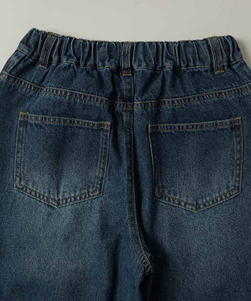 GLAZOS(グラソス)の「【SKIT0LY】デニム・ワイドカーブパンツ(デニムパンツ・キッズ・ライトブルー/ダークブルー・140cm/130cm/120cm/110cm/100cm)」の16枚目の写真