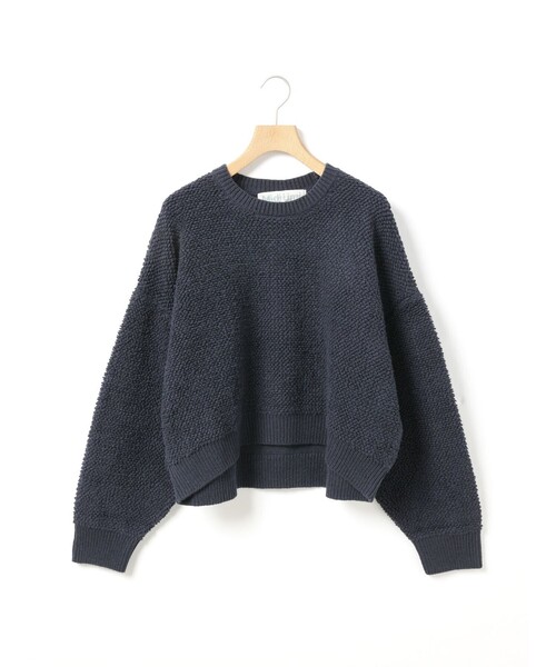 MidiUmi（ミディウミ）の「MidiUmi パイルボアニットプルオーバー（ニット/セーター・レディース・ネイビー/ブラウン/チャコールグレー・FREE）」の4枚目の写真