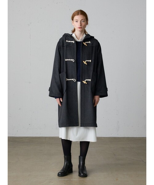 MidiUmi（ミディウミ）の「MidiUmi パイルボアニットプルオーバー（ニット/セーター・レディース・ネイビー/ブラウン/チャコールグレー・FREE）」の16枚目の写真