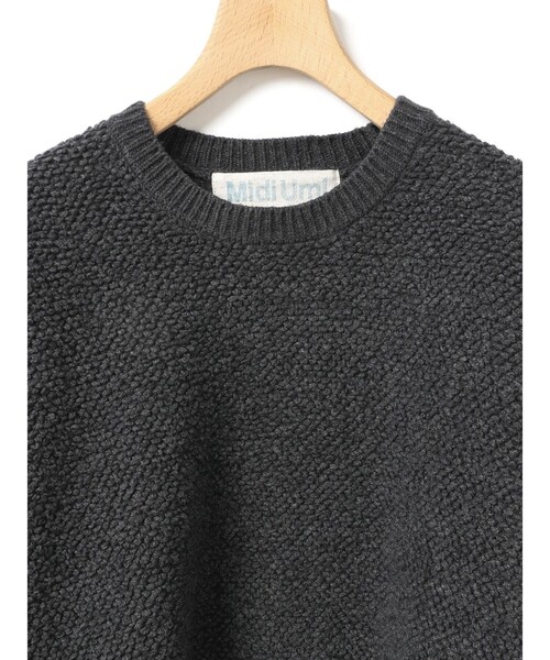 MidiUmi（ミディウミ）の「MidiUmi パイルボアニットプルオーバー（ニット/セーター・レディース・ネイビー/ブラウン/チャコールグレー・FREE）」の17枚目の写真