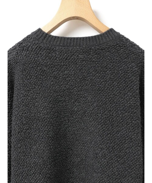 MidiUmi（ミディウミ）の「MidiUmi パイルボアニットプルオーバー（ニット/セーター・レディース・ネイビー/ブラウン/チャコールグレー・FREE）」の21枚目の写真