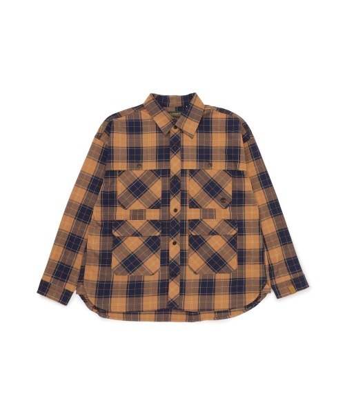 Timberland（ティンバーランド）の「【TOKYO DESIGN COLLECTIVE】ユーティリティ ポケット シャツ ユニセックス（シャツ/ブラウス・メンズ・オレンジ・LARGE/MEDIUM/SMALL/X-LARGE/XX-LARGE）」の8枚目の写真