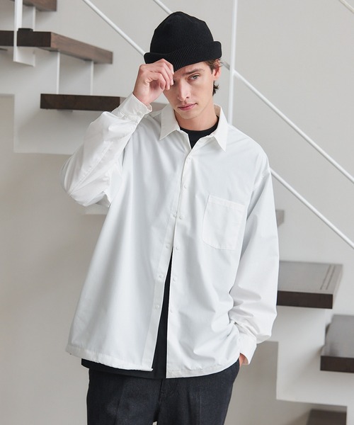 ジャケット・アウター goyemon Rib Regular Collar A/C Shirts M 35f65e5f231fbf43876831bfcf5b6b