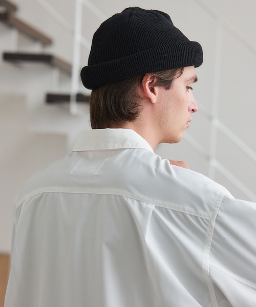 MAISON CLUB(メゾンクラブ)の「【MAISON CLUB】Polyester Nylon Coach Shirt Jacket KKP/ ポリエステルナイロンコーチジャケット(ブルゾン・メンズ・ホワイト/グレー/ブラック・L/M)」の7枚目の写真