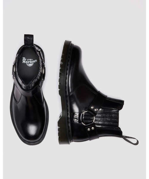 Dr. Martens(ドクターマーチン)の「Dr. Martens/ドクターマーチン 2976 HARNESS チェルシー ブーツ 41387001(ブーツ・メンズ・ブラック・UK6/UK5/UK4/UK3/UK11/UK10/UK9/UK8/UK7)」の2枚目の写真
