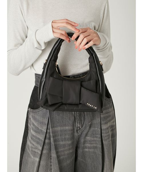 リボンパデットバッグ　フレアイディー セール】リボンパデットバッグ（ショルダーバッグ）｜FRAY I.D（フレイ