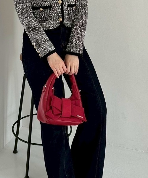 リボンパデットバッグ（ショルダーバッグ）｜FRAY I.D（フレイ