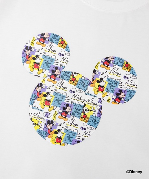 MICKEY MOUSE(ミッキーマウス)の「Mickey アメコミプリントTシャツ(Tシャツ/カットソー・メンズ・ブラック/ホワイト・M/L/XL)」の6枚目の写真