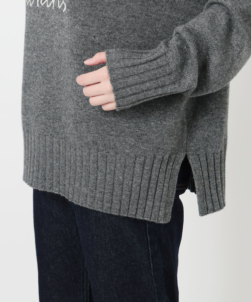 刺しゅうロゴニット（ニット/セーター）｜SLOBE IENA（スローブイエナ