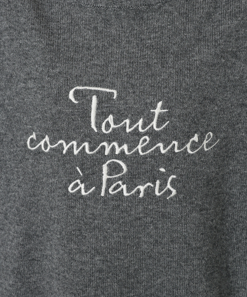 刺しゅうロゴニット（ニット/セーター）｜SLOBE IENA（スローブイエナ