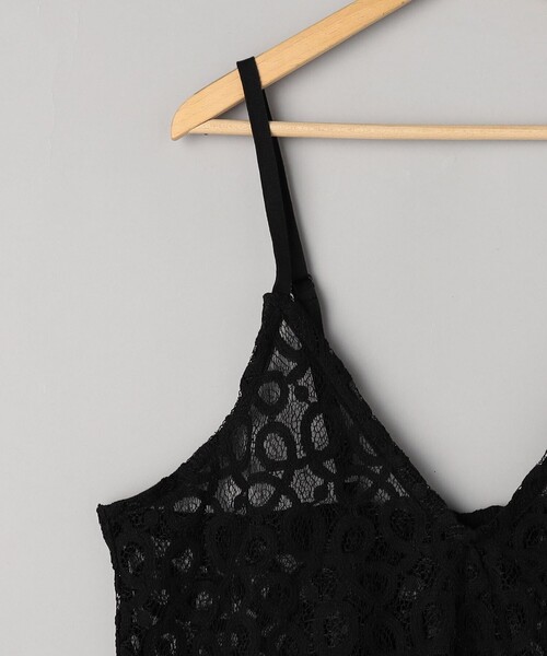 coen（コーエン）の「レースキャミソールワンピース（ワンピース・レディース・オフホワイト/ブラック・FREE）」の18枚目の写真