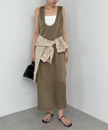 LOUNGEDRESS | サテンタンクワンピース(ワンピース)