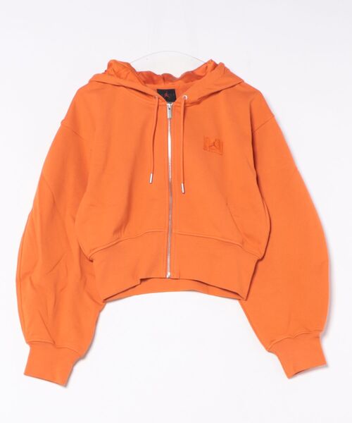 JORDAN BRAND(ジョーダンブランド)の「JORDAN BRAND W J FLT FT FZ MOD CROP スウェット IB9864 805STRFSH/CMPRO(スウェット・レディース・ブラウン・LARGE/MEDIUM/SMALL)」の1枚目の写真