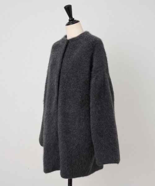 BEARDSLEY（ビアズリー）の「ファーニットコート（その他アウター・レディース・グレー/ブラック・FREE）」の20枚目の写真
