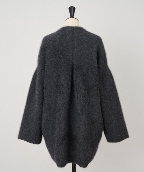 BEARDSLEY ロングニットコート BEARDSLEY（ビアズリー）の「ニットコート（ノーカラーコート